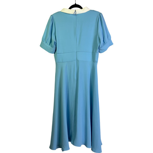 ALEXIA ADMOR‎ Light Blue Azure Emery A-Line Midi Dress - NWT - Picture 7 of 13